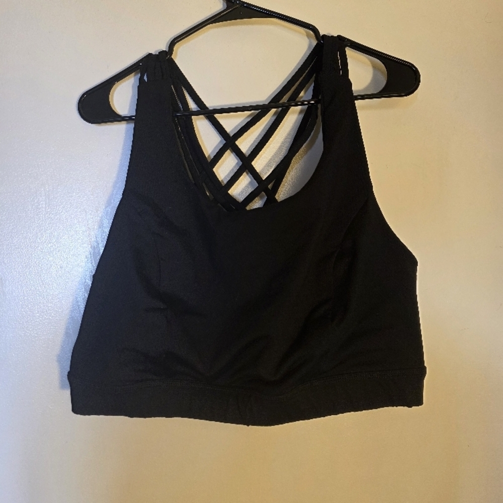 Black Strappy Women's Bralette